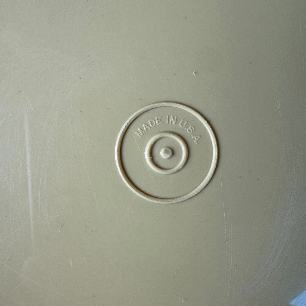 Vintage Tupperware Harvest Gold‎ Cake Taker Carrier 1256-3 Yellow USA Made Retro